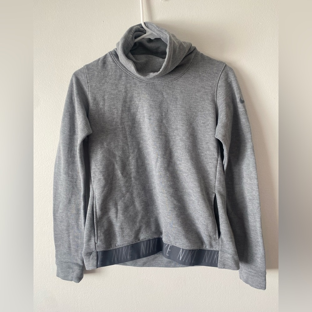 Nike Turtleneck Gray Sweatshirt Size S